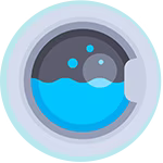 Illustration of washing machine cleaning